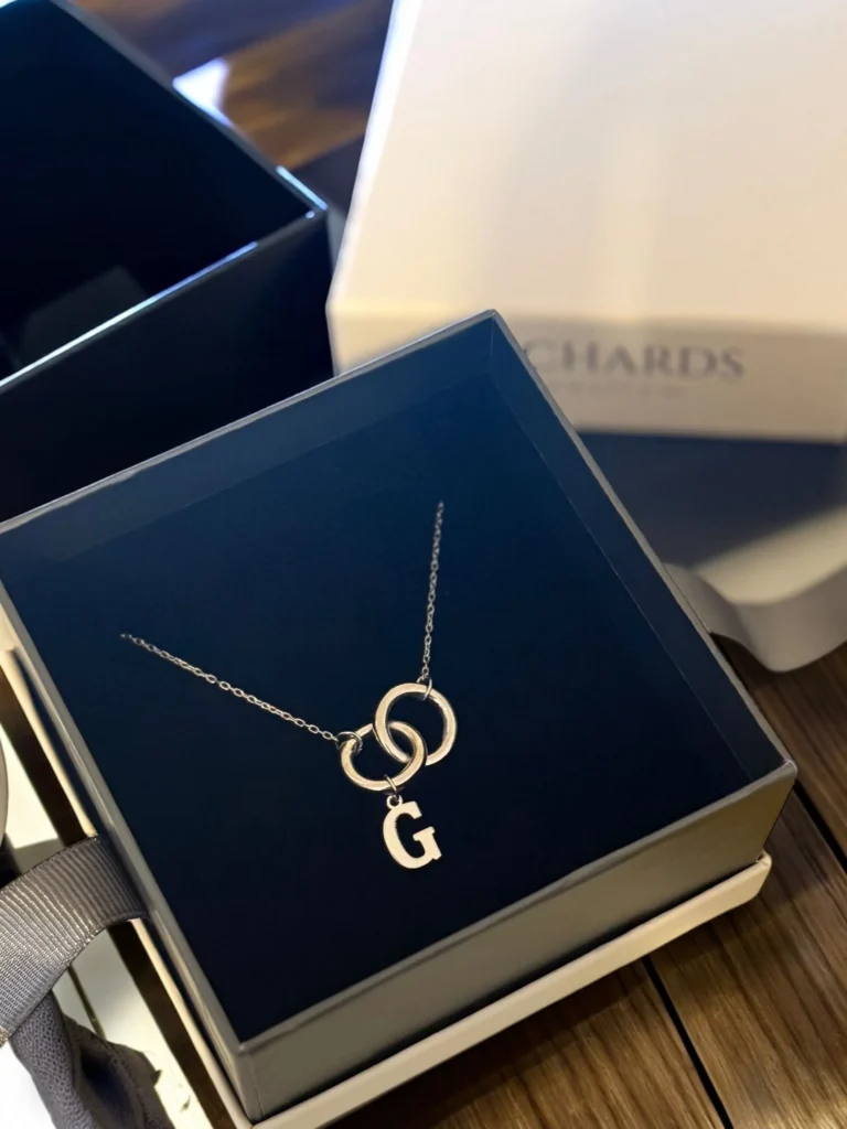Sonsuz Bağ Bound Harf Kolye Gümüş