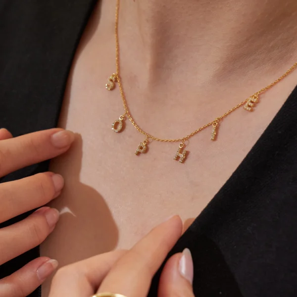 Name Charm İsim Kolye Gümüş