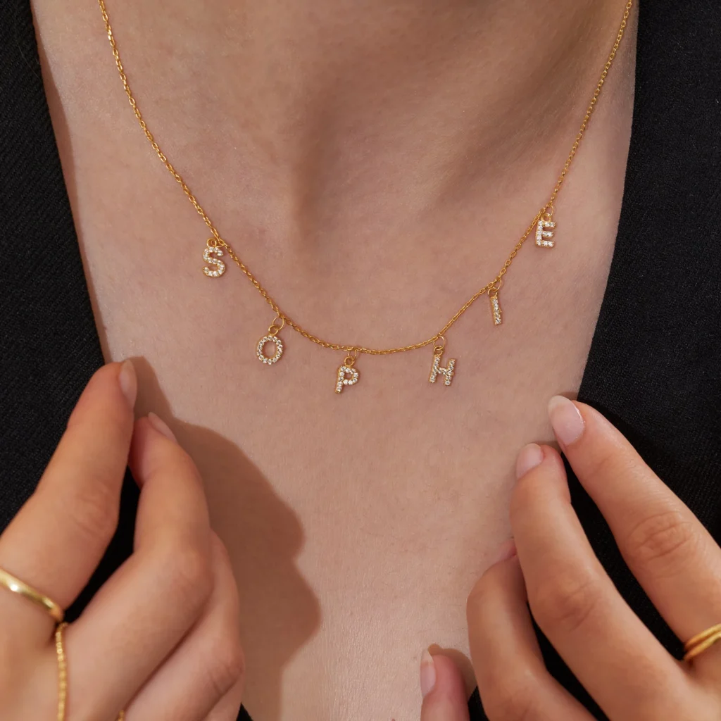Name Charm İsim Kolye Gümüş
