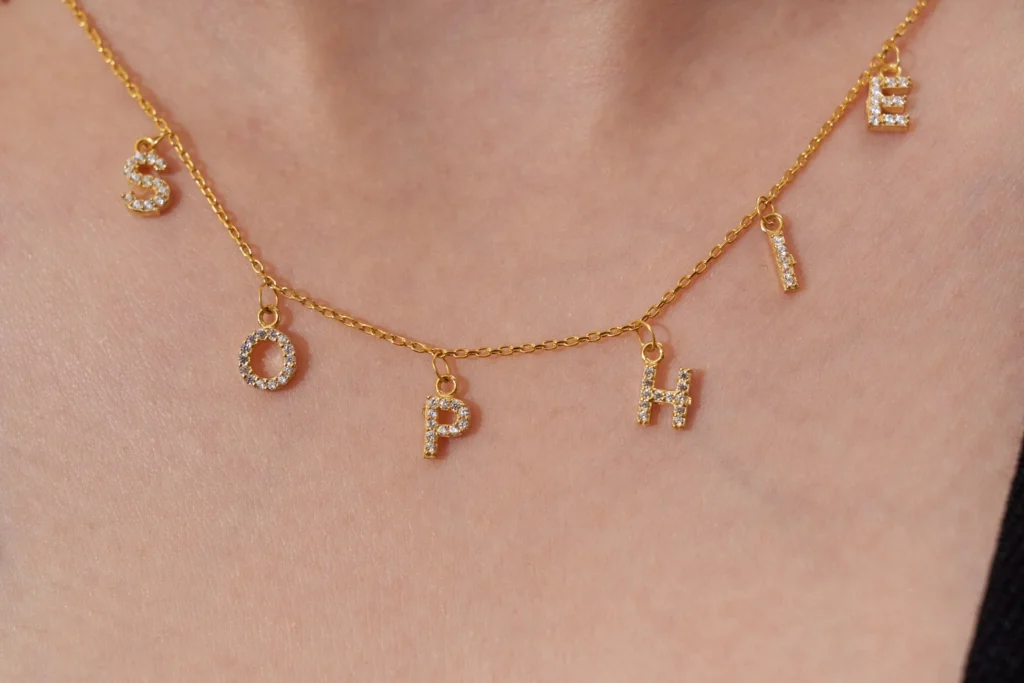Name Charm İsim Kolye Gümüş